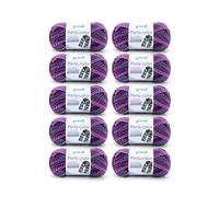 Gründl Perla Color 10 x 100 g, Viola-Grigio Perla-Lilla-Pino