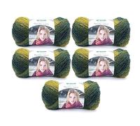 Gründl Pizzo Pacific Lace Lana, Poliacrilico, 09-Verde Muschio Castagno, 36 x 20 x 8 cm, Alpaca, maronenmossgrün, 31 x 32 x 7.5 cm, 550 unità