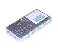 Grüner - Set di 18 misure per il condizionatore d'aria dell'auto, set di guarnizioni per auto, 270 pezzi, per camion, O-ring verde