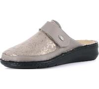 GRÜNLAND Dami, Scarpe Comfort Stretch a Punta Chiusa, Suola Conforma, Soletta Interna Rimovibile in Sughero e Pelle e Cuciture Fatte a Mano Donna, Grigio, 36 EU