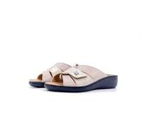 GRÜNLAND Essi 0289 Platino Ciabatta Donna (Platino, Sistema Taglie Calzature EU, Adulto, Donna, Numero, Media, 38)