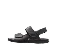 GRUNLAND Lapo Sandalo Nero da Uomo SA1241