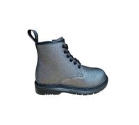 GRÜNLAND il benessere è naturale GRUNLAND TABA PO1812 antracite grigio 29/34 bambina stivaletti zip lacci tessuto glitter 29