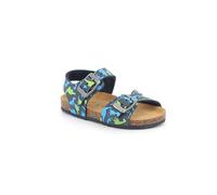 GRÜNLAND Junior Sandaletto Primi Passi con Dinosauri | AFRE SB0940 Blu-Multi 23