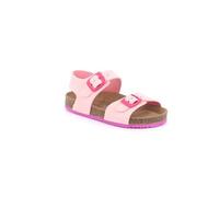 GRÜNLAND Junior Sandalo in Sughero a Due Fibbie | Meta SB1329 Rosa-Fuxia 34