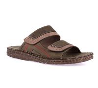 GRÜNLAND LAPO CI1887-80 CIABATTE SCARPE DA INFILARE UOMO DOPPIO STRAPPO BICOLORE