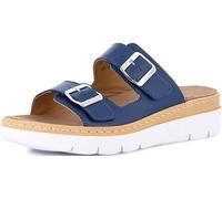 GRÜNLAND MOLL, Sandali con Zeppa Donna, Jeans, 36 EU X-Larga