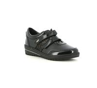 GRÜNLAND Nile, Scarpa Comfort a Doppia Flangia per l'uso Quotidiano, Suola conformata, Soletta Interna Rimovibile in Sughero e Pelle Re-Soft e Tacco a Zeppa Alto 3,5 cm Donna, Nero, 41 EU