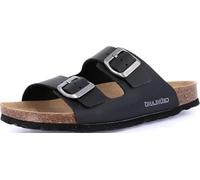 Grunland Sara - Ciabatte Con Doppia Fibbia Nero - Taglia 36 [23.5cm] Scarpe