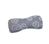 GRÜNSPECHT Cuscino per occhi organico con imbottitura di semi di lino, rilassamento occhi stanchi, rinfrescante, rivestimento in 100% cotone (kbA), per yoga/meditazione, grigio (151-V2)
