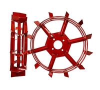 Grünwelt GW-ER520 - Set di ruote in ferro per pala