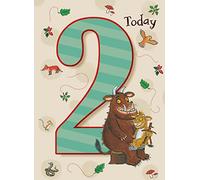 Gruffalo - Biglietto di auguri per il 2° compleanno, per bambini, biglietto di compleanno per bambini, con licenza ufficiale