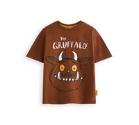 Gruffalo & Friends Marrone Big Face T-shirt a maniche corte Unisex Neonati e Bam
