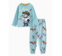 Gruffalo & Friends The Highway Rat Blu Character Pigiama a maniche lunghe a gamb
