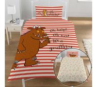 Gruffalo Oh Aiuto Junior Set Copripiumino Neonato Culla Letto Righe Reversibile