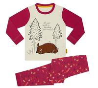 Gruffalo Pigiama Lungo da Bambina/Unisex, 100% Cotone, Lampone - 4-5 Anni: 110cm
