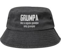 Grumpa Come Un Nonno Normale Donne Uomo Cotone Bucket Hat Moda Secchio Cappelli Confortevole Cappello da Sole per Spiaggia Viaggi Campeggio