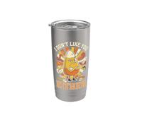 Grumpy Candy Corn Non mi piaci neanche Halloween Bicchiere termico in acciaio inox doppia parete