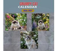 Grumpy cat Calendar 2026-2027: 18 Month Planner To Keep You On Track from Sep 2026 to Dec 2027,Square 8.5 x 8.5 Inches Gift For Organizing & Planning