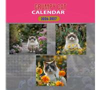 Grumpy cat Calendar 2026-2027: 18 Month Planner To Keep You On Track from Sep 2026 to Dec 2027,Square 8.5 x 8.5 Inches Gift For Organizing & Planning