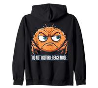 Grumpy Crab Summer Break Seaside Humor Felpa con Cappuccio