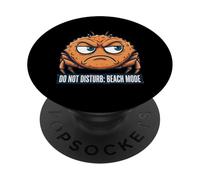 Grumpy Crab Summer Break Seaside Humor PopSockets PopGrip Adesivo