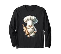 Grumpy Dad Chef GNOME Graphic for Men And Women Best Baker Maglia a Manica