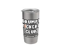 Grumpy Fockers Club Divertente Vecchio Uomo Sarcastico Nonno Bicchiere termico in acciaio inox doppia parete