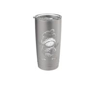 Grumpy Frog Bere Caffè Rospo Divertente amante del caffè Bicchiere termico in acciaio inox doppia parete