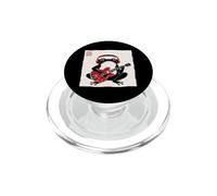 Grumpy Frog Chitarrista Musica Rock Giapponese Woodblock Art PopSockets PopGrip per MagSafe