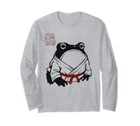 Grumpy Frog Divertente Karate Judo MMA Jiu Jitsu Anime Giapponese Maglia a Manica