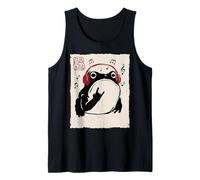 Grumpy Frog Divertente Rock Music Anime Giapponese Canotta
