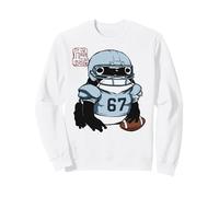 Grumpy Frog Funny 6-7 Football Six Seven Anime Giapponese Felpa