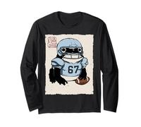 Grumpy Frog Funny 6-7 Football Six Seven Anime Giapponese Maglia a Manica