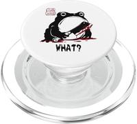 Grumpy Frog Funny "WHAT?" Creepy Frog Knife Anime Giapponese PopSockets PopGrip per MagSafe