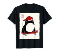 Grumpy Frog Skateboard Uomini Donne Bambini Divertente Giapponese Maglietta