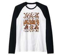 Grumpy Gnomes for Women And Barista Love Coffee And Gnomes Maglia con Maniche Raglan