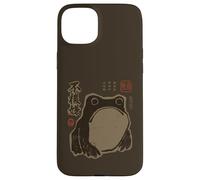 Grumpy Japanese Frog Funny Vintage Grunge Custodia per iPhone 15 Plus