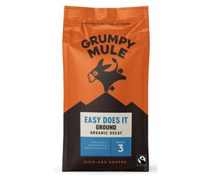Grumpy Mule Easy Does It, caffè macinato decaffeinato, biologico, 200 g