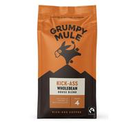 Grumpy Mule Kick-Ass caffè in grani, 100% Arabica, chicchi di caffè, biologico, 200 g