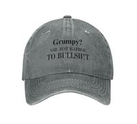 Grumpy Nah Solo allergico alla buli Merda cappello Cappello retrò di cotone