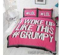 # Grumpy - Non Wake Me Up / i Woke Up Like This Piumone / Set Copripiumino Letto
