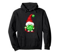 Grumpy Santa with Xmas Tree Ball Funny Anti Christmas GNOME Felpa con Cappuccio