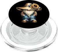 Grumpy Sunflower Gnome Dad For Women And Men Moms Garden PopSockets PopGrip per MagSafe