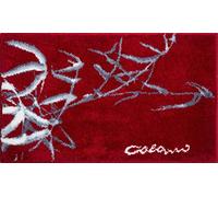 Grund Colani 23 Tappetino Morbido da Bagno, Poliacrilico Supersoft, Multicolore (Rosso), 70 x 120 cm