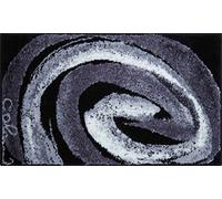 Grund Colani 42 Tappetino Morbido da Bagno, Poliacrilico Supersoft, Multicolore (Grigio), 70 x 120 cm