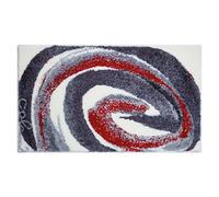 Grund Colani 42 Tappetino Morbido da Bagno, Poliacrilico Supersoft, Multicolore (Rosso Grigio), 50 x 60 cm