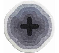 Grund Karim 03 Tappeto per Il Bagno, Poliacrilico Supersoft, Grigio, 90 cm