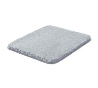 Grund Melange Tappeto per Il Bagno, Poliacrilico Ultrasoft, Argento, 50x60 cm