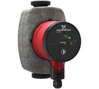 Grundfos 99160420 - Pompa di circolazione Alpha1 25-60, 180 mm, 240 V, rosso, nero
